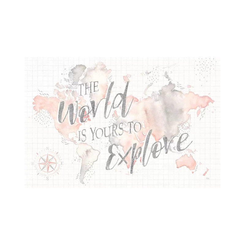 Wonderful World I by Laura Marshall - Wrapped Canvas Print, 101.6 cm H x 66.04 cm W