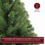 Sapin de Noël artificiel vert de 1,80 m (6 pi) non illuminé, 800 extrémités de branches articulées en PVC PE, avec support en métal