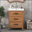 Meuble-lavabo 24 po avec lavabo en céramique