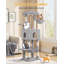 162 cm Cat Tree for Indoor Cats, Cat Tower with Large Hiding Cave, Scratching Post with Large Platforms, Multi-Level Cats Activity Center, Sisal Rope, Hammock-571541379