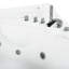 Turrella 2060mm x 164mm Freestanding Whirlpool Acrylic Bathtub with Tap