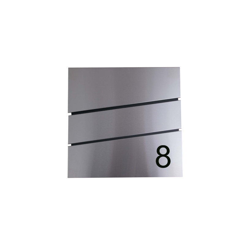 Maylin Steel Wall Mounted Post Box, 8