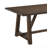 Dark Oak Finish Dining Table