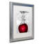 « red pomme splash », impression encadrée-31354898