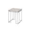 Table de bout en acier inoxydable