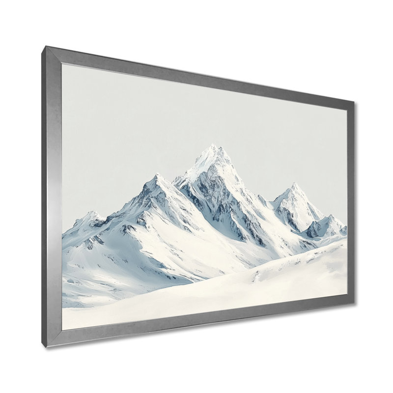 Gerarda - Landscapes Wall Art, Reproduction encadrée d'une seule photo, Argent argent, H 16 po x l 32 po