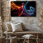 Reproduction d'art sur toile "A Graceful Dancer" Mid Pose Exude Elegance and Dynamism-619992805