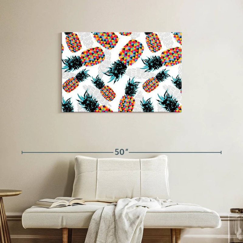 Motif d'ananas Yarlin, H 24 po x l 36 po