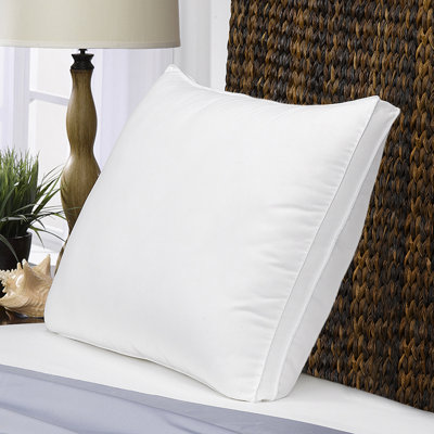 Boden Gusseted Microfiber Pillow, Medium/Firm Density