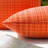 Orange Set Of 2 Waterproof Textured Woven Throw Pillow covers– Outdoor & Indoor 18"x18"-2050551830-2093216643-2134602364