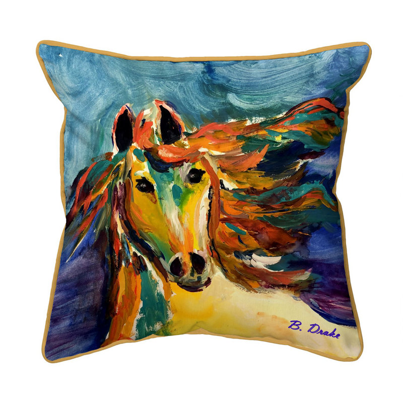  Housse de coussin d'extérieur carré coloré, 12 po x 12 po