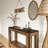Farmhouse Hallway Sofa Table with Open Storage