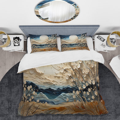 Clouds Prairies Collages VI - Clouds Duvet Cover Set