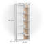 Bonifaz 160.2cm H x 61cm W Engineered Wood Geometric Bookcase-71418465