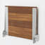 SlimLine Teak Wood Folding Shower Bench Seat