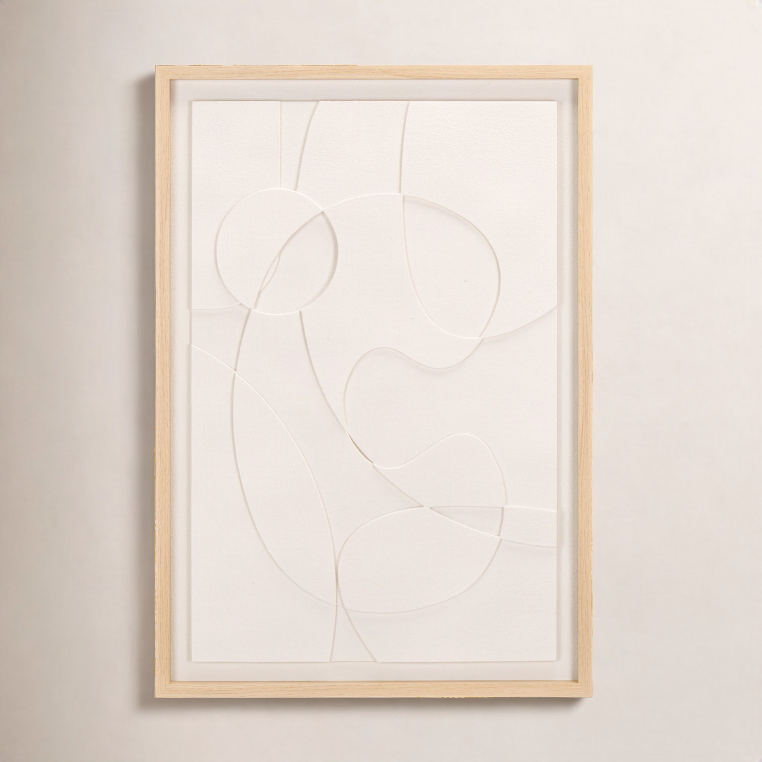 Dimensional Wall Art, White