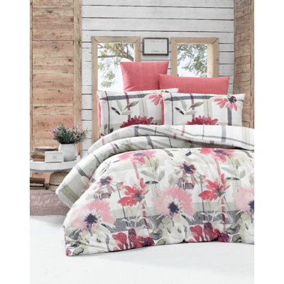 Ensemble de housse de couette simple de luxe 100% coton et polyester, 55,1 po x 78,7 po | Comprend 1 taie d'oreiller (23,6 po x 23,6 po) | Lavable à la machine, couleurs bleues élégantes | Conception douce, durable et élégante
