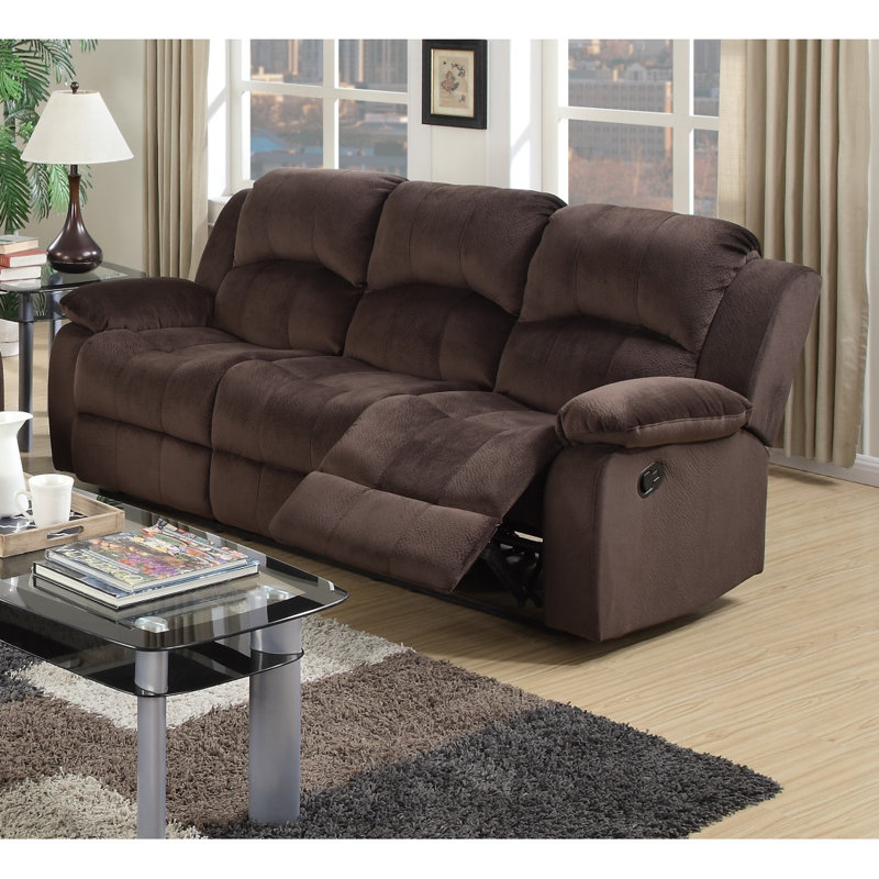Khashayar Upholstered 83'' Reclining Sofa