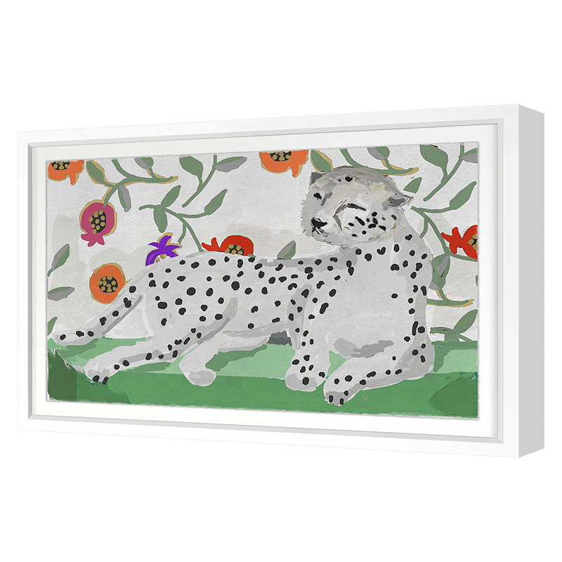 Madame Cat 1 Print by Dana Gibson, White