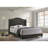Copper Upholstered Queen Wingback Bed-492799304