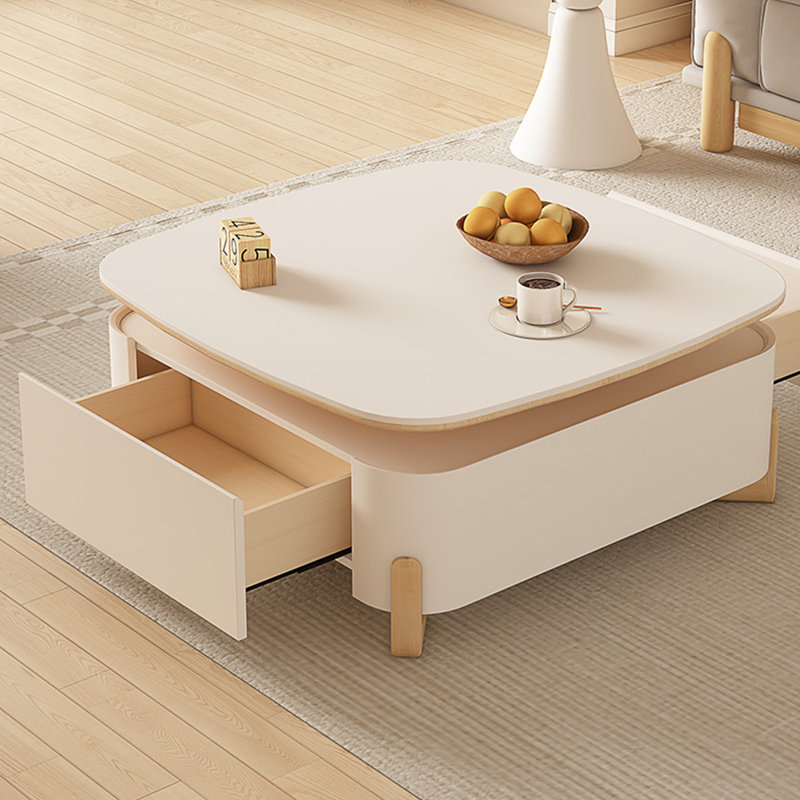 Table de bout crème à bûches crème