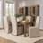 Crest Solid Wood Dining Table