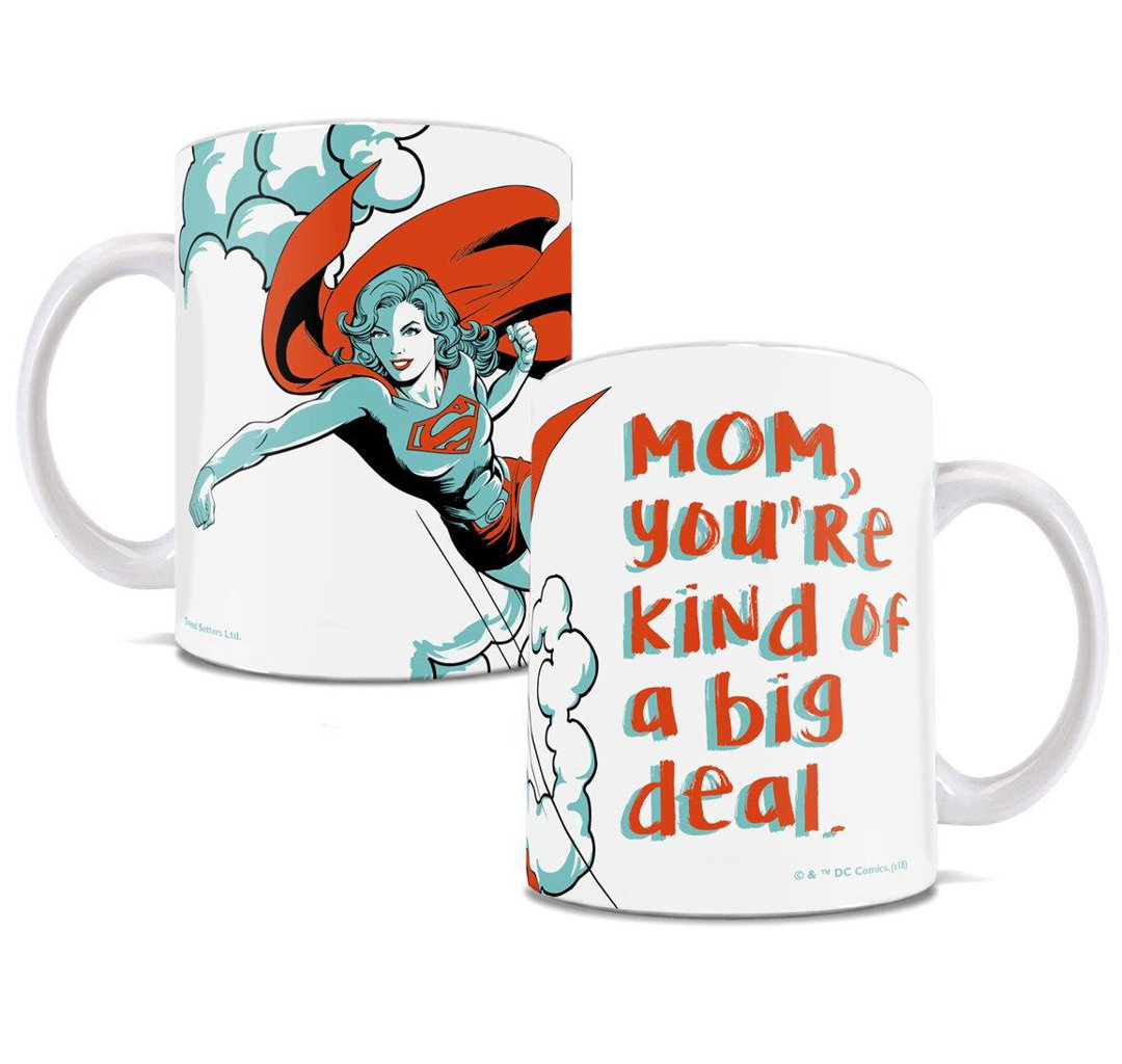 Supergirl DC Comics Super Mom Mothers Day Gift Coffee Mug Trend Setters