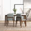 Chaise d'appoint rembourrée en bois massif Halladay-1724291165