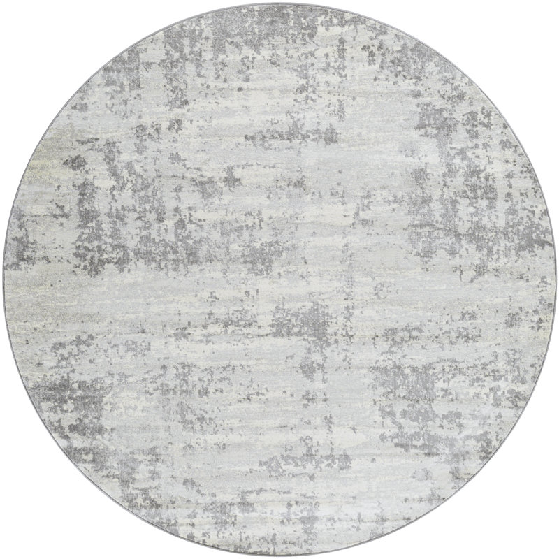 Abstract Area Rug, Round 160 cm
