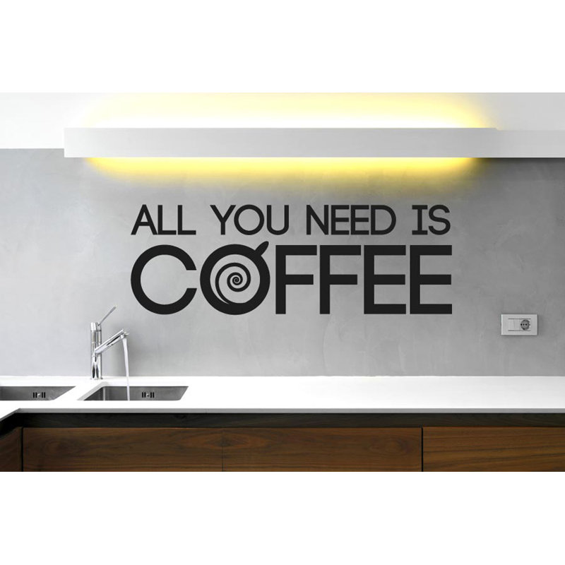 Wall Decal, Black, Medium