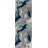 Rectangle Bryian Abstract Power Loomed Polypropylene Area Rug in Blue/Grey/Beige-1267113629