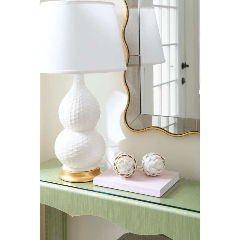 2 Piece Artichoke Porcelain Sculpture Set