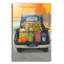 Art mural en verre acrylique 12 po x 16 po «Fall Bounty 3 Truck Navy» par James Wiens