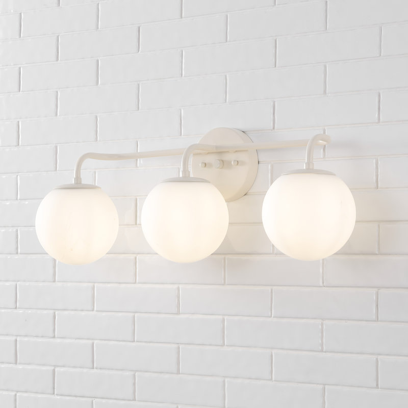 Ensemble de meuble-lavabo contemporain à 3 lumières Louis, Amande, Trois lumières