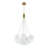 Quinshay 13-Light Dimmable Opal Glass Bubble Chandelier