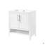 30" Bathroom Vanity With Sink, Bathroom Cabinet With Doors And Drawers, Solid Frame And MDF Board