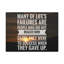 «Realise How Success», art textuel sur toile tendue-359904577
