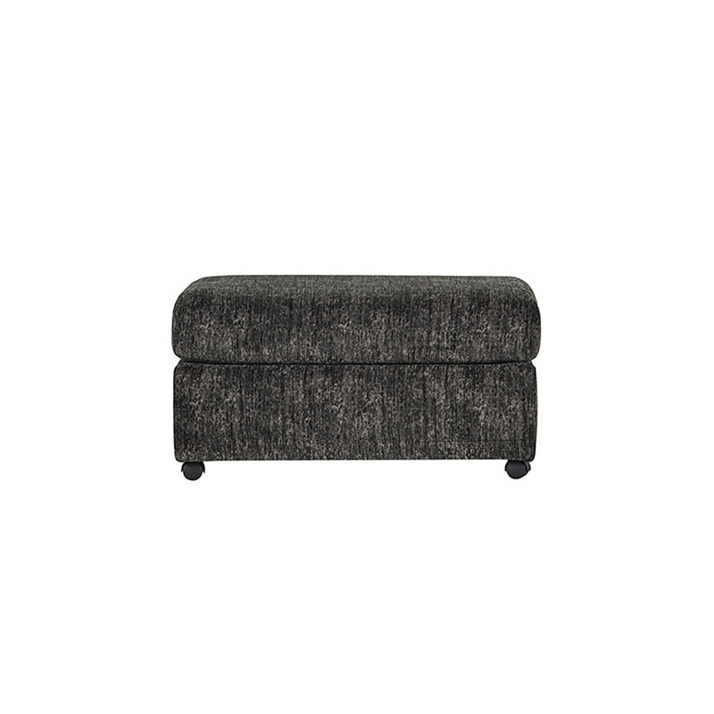 Repose-pieds avec roulettes Hughes Furniture 18600, Gris galactique