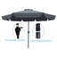 Parasol de patio de 10 pi avec inclinaison à manivelle-365793850