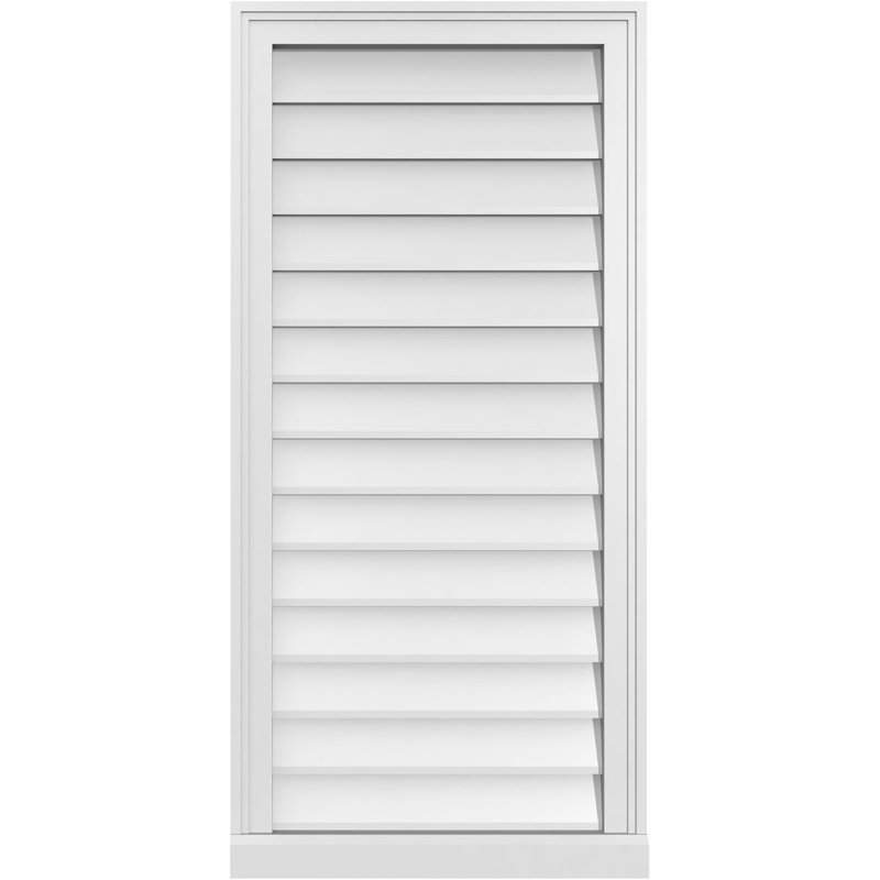 Cadre de seuil Brickmould, brun clair apprêté, H 42 po x l 20 po x P 2 po