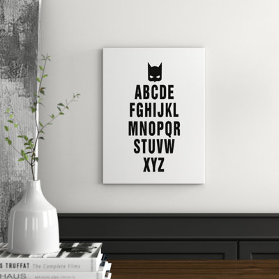 English Letters Art Print