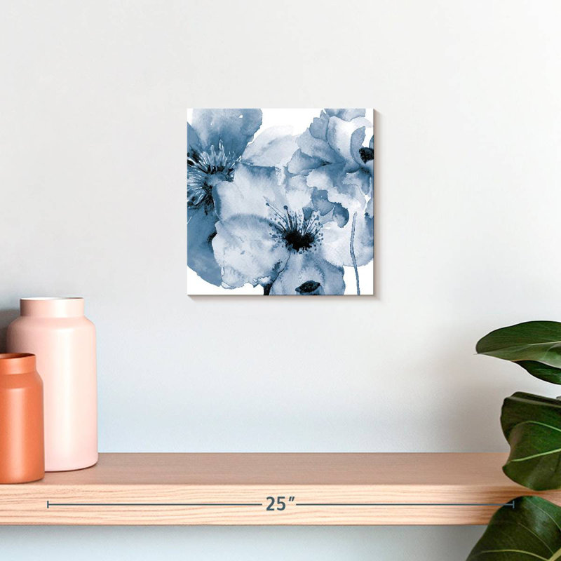 Flowing Flowers II, H 10 po x l 10 po
