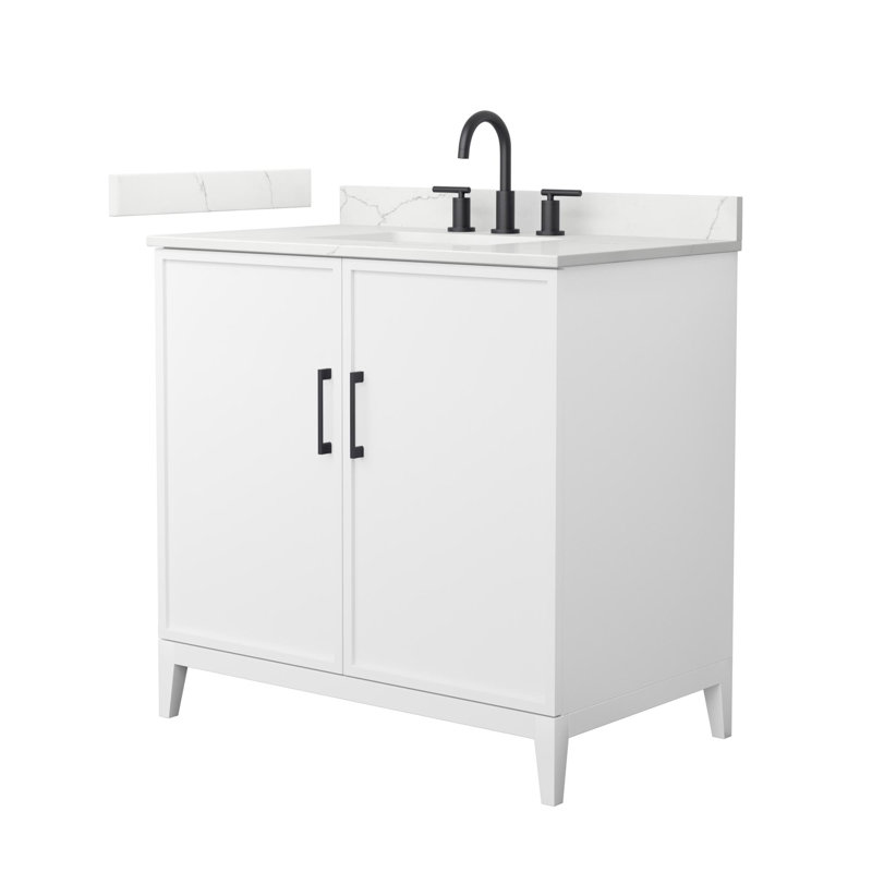 Elan 36'' W Vanity, 8" Center, Matte Black