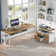 Lympsham 2 - Piece Home Office Executive Desk and Lateral File Cabinet