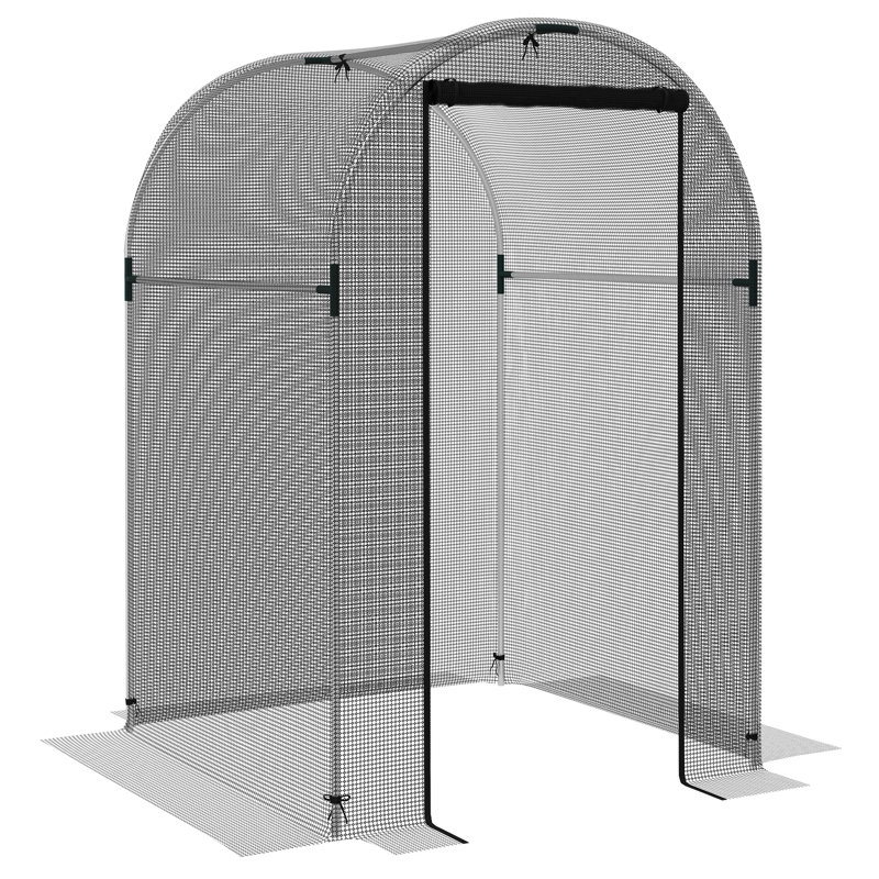 Hobby Crop Cage, Black, 48"D