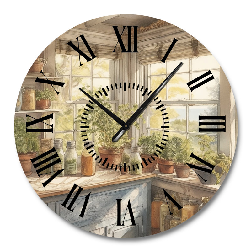 Horloge murale Old Farmhouse Kitchen I - Kitchen, Grand