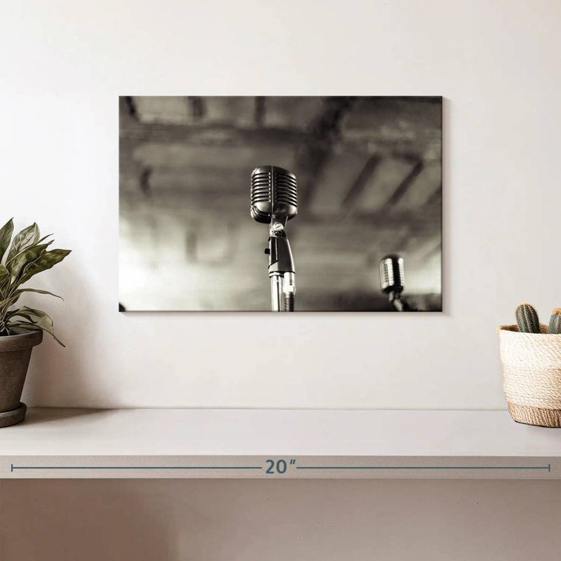 Microphone Abarca Jazz, H 8 po x l 12 po