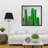 Cactus Candles Print On Canvas