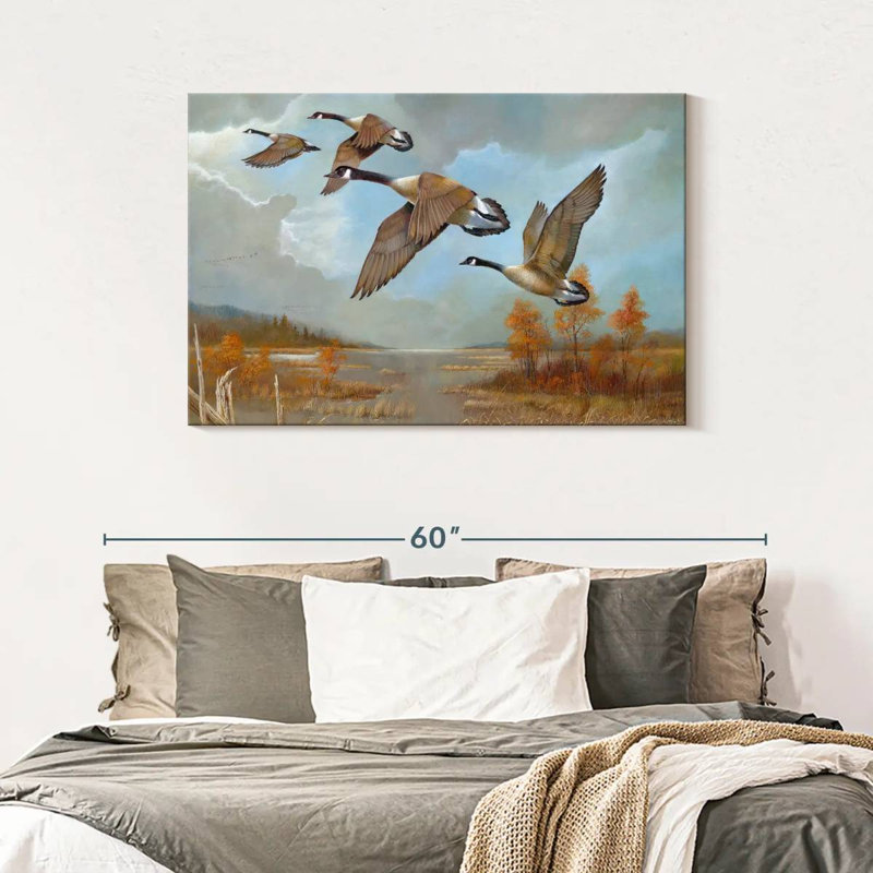 Brampt Canadian Geese, 30" H x 45" W