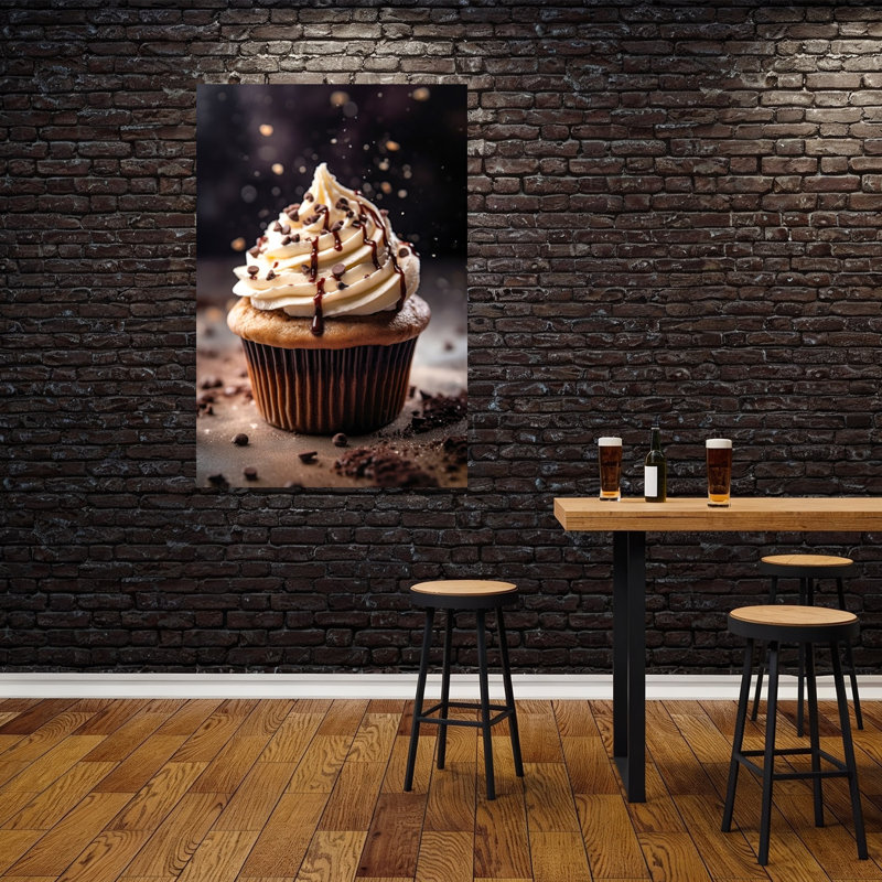 Art mural contemporain Decadent, H 60 po x l 40 po